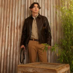 Disney Indiana Jones Leather Jacket For Adults -Disney 2840057819027 8