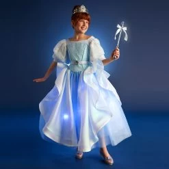 Disney Cinderella Light-Up Costume For Kids With Interactive Light-Up Wand And Tiara By A Leading Role 20 Disney Cinderella Light-Up Costume For Kids With Interactive Light-Up Wand And Tiara By A Leading Role -Disney 2841107379256 9