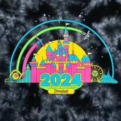 Disneyland 2024 Tie-Dye Pullover Sweatshirt For Women -Disney 5102057390085 2