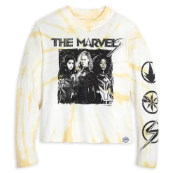 Disney The Marvels Long Sleeve Tie-Dye T-Shirt For Women