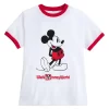 Mickey Mouse Standing Ringer T-Shirt For Women – Walt Disney World
