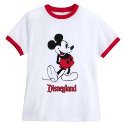 Mickey Mouse Standing Ringer T-Shirt For Women – Disneyland