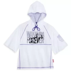 Disney Black Panther Short Sleeve Pullover Hoodie For Women