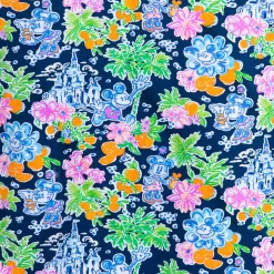 Mickey And Minnie Mouse Zip Pullover For Women By Lilly Pulitzer – Disney Parks -Disney 5106107140121 5