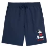 Mickey Mouse Standing Family Matching Shorts For Adults – Disneyland – Navy