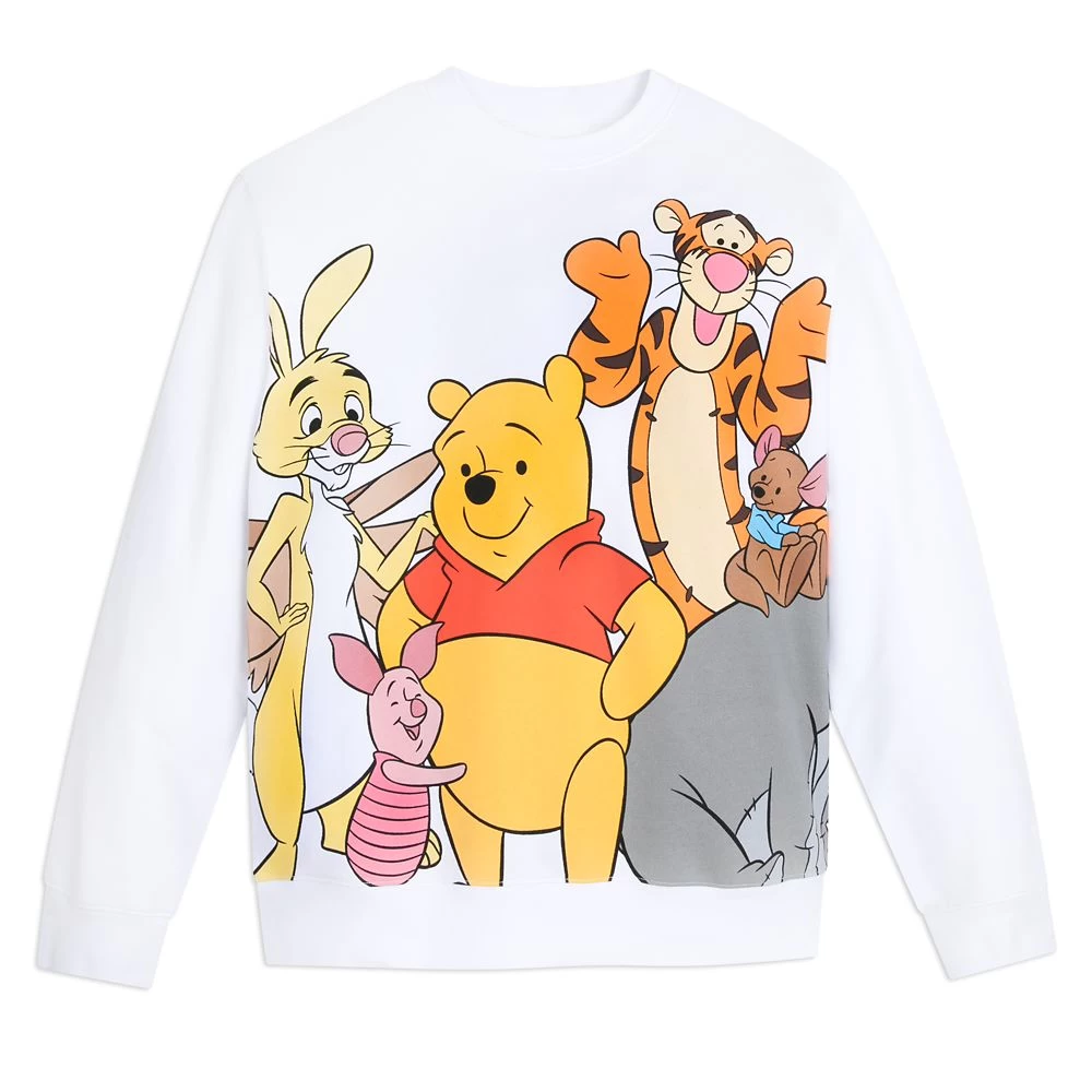 Disney Winnie The Pooh And Pals Pullover Sweatshirt For Adults 1 Disney Winnie The Pooh And Pals Pullover Sweatshirt For Adults