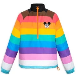 Mickey Mouse 3/4 Zip Pullover Jacket For Adults – Disney Pride Collection