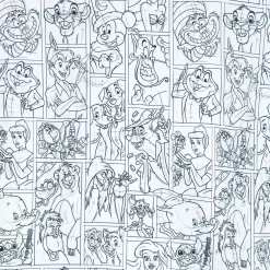 Disney Sketch Performance Pullover Hoodie For Adults By RSVLTS -Disney 5202106430323 2