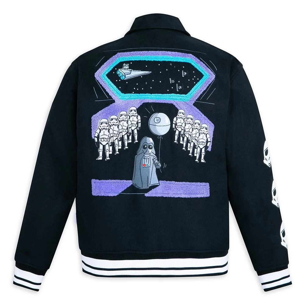 Disney Star Wars Artist Series Varsity Jacket For Adults By Will Gay 2 Disney Star Wars Artist Series Varsity Jacket For Adults By Will Gay - Image 2