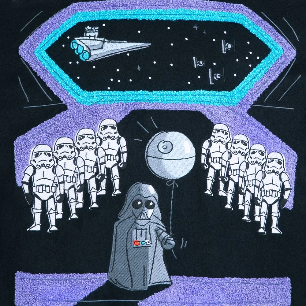 Disney Star Wars Artist Series Varsity Jacket For Adults By Will Gay 7 Disney Star Wars Artist Series Varsity Jacket For Adults By Will Gay - Image 7