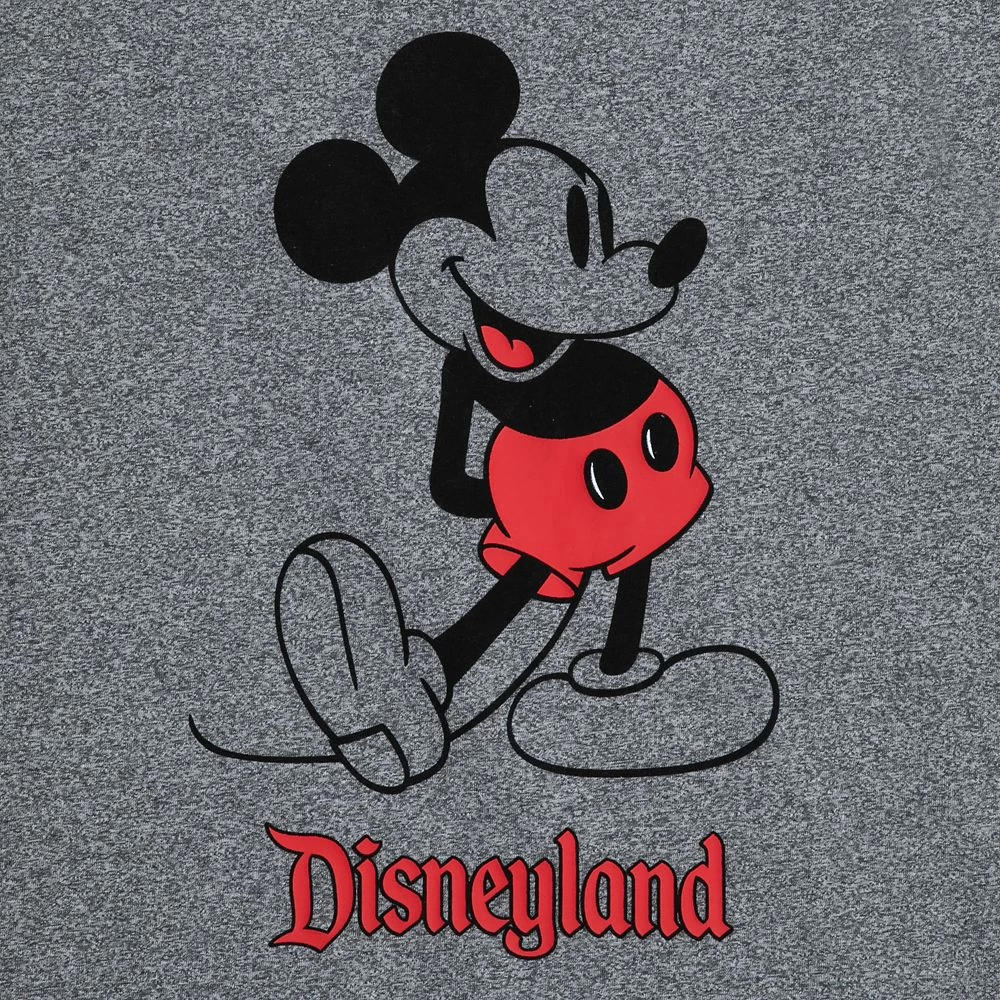 Mickey Mouse Standing Ringer T-Shirt For Adults – Disneyland 2 Mickey Mouse Standing Ringer T-Shirt For Adults – Disneyland - Image 2