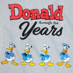 Disney Donald Duck Through The Years T-Shirt For Adults -Disney 5205057340205 2