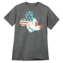 Disney Mickey Mouse Americana Flag T-Shirt For Adults