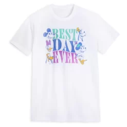 Disney Mickey Mouse And Friends ''Best Day Ever'' T-Shirt For Adults