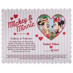 Disney Mickey Mouse And Minnie Mouse Valentine's Day Limited Edition Doll Set – 12'' -Disney 1614040900058 7