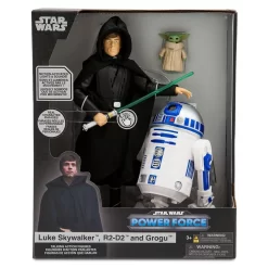 Disney Luke Skywalker, R2-D2 And Grogu Talking Action Figure Set – Star Wars Power Force – 10'' H -Disney 1713047620027 3