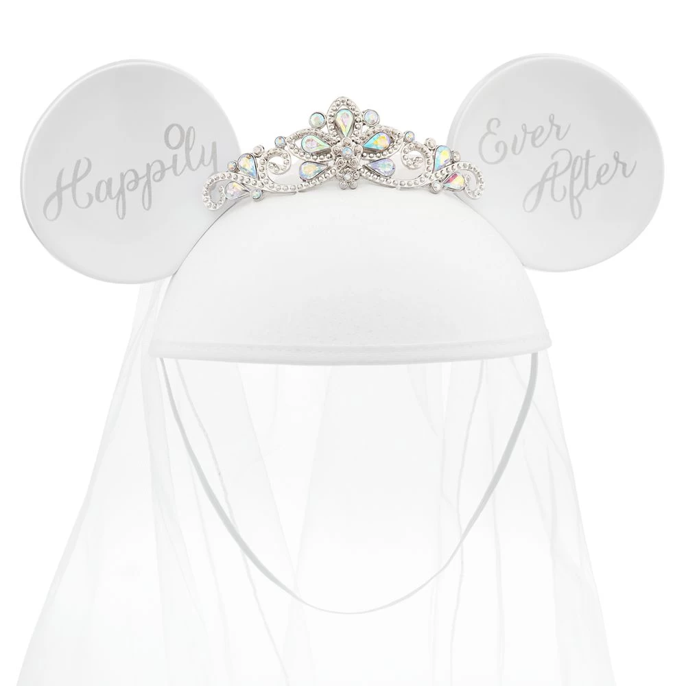 Disney Minnie Mouse Bride Ear Hat 2 Disney Minnie Mouse Bride Ear Hat - Image 2