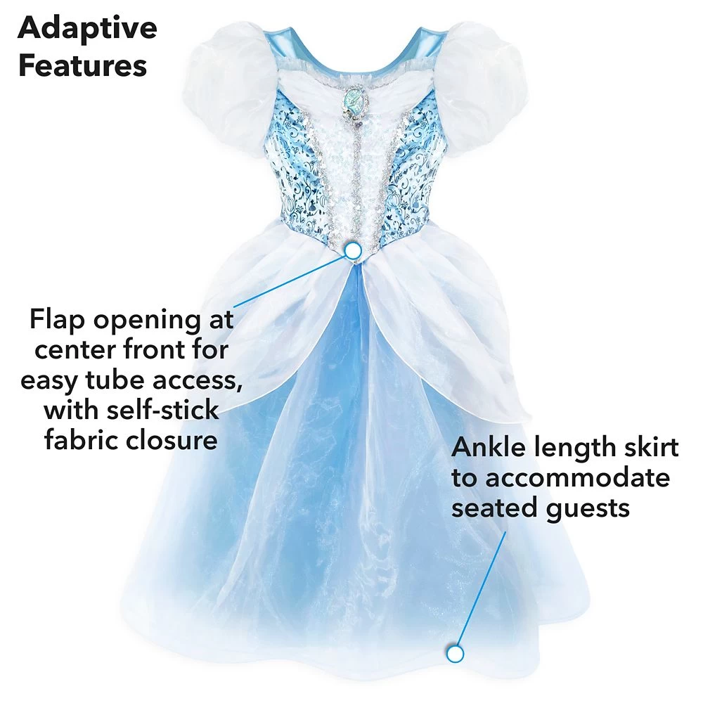 Disney Cinderella Adaptive Costume For Kids 2 Disney Cinderella Adaptive Costume For Kids - Image 2
