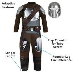 Disney Star Wars: The Mandalorian Adaptive Costume For Kids -Disney 2890041619130 2