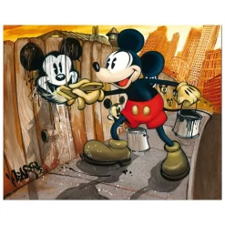 Disney Mickey Mouse ''Mickey Da Vinci'' Giclée On Canvas – BLOC28
