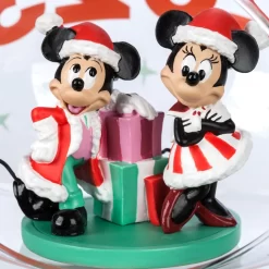Disney Santa Mickey Mouse And Minnie Mouse 2023 Glass Drop Sketchbook Ornament -Disney 3710048300020 4