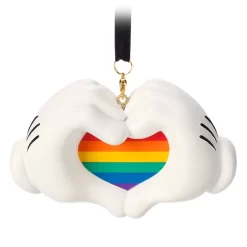 Mickey Mouse Gloves Sketchbook Ornament β Disney Pride Collection