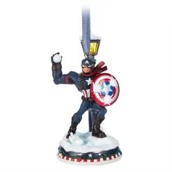 Disney Captain America Light-Up Living Magic Sketchbook Ornament
