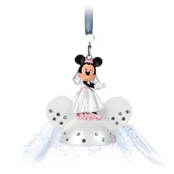 Disney Minnie Mouse Bride Sketchbook Ear Hat Ornament