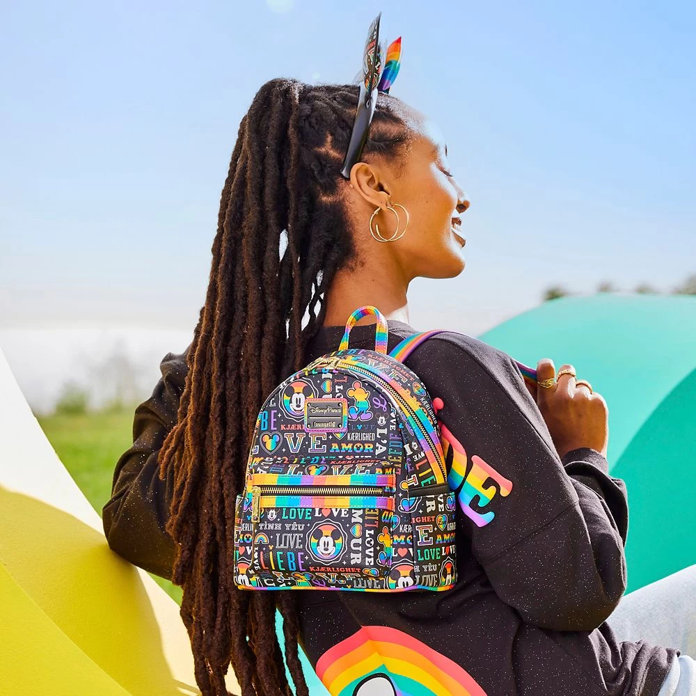 Mickey Mouse Loungefly Mini Backpack – Disney Pride Collection 2 Mickey Mouse Loungefly Mini Backpack – Disney Pride Collection - Image 2