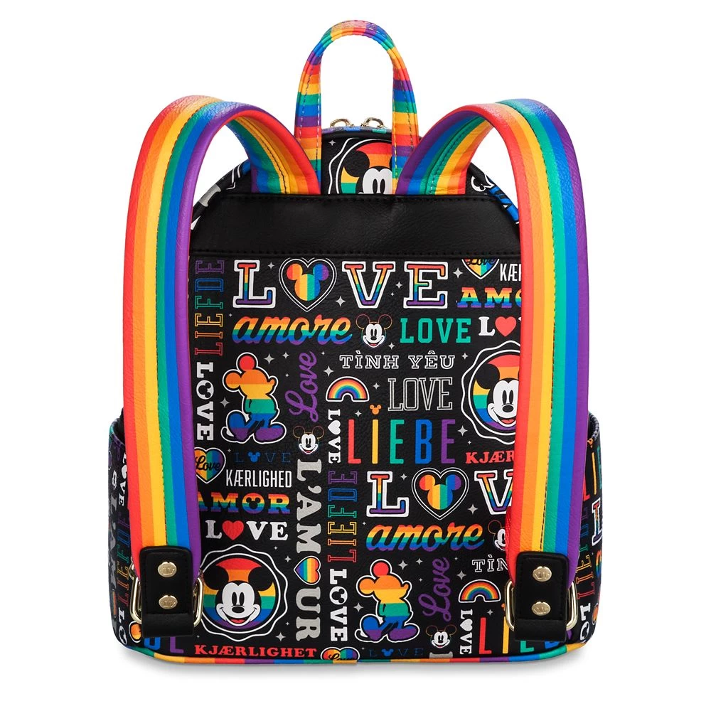 Mickey Mouse Loungefly Mini Backpack – Disney Pride Collection 3 Mickey Mouse Loungefly Mini Backpack – Disney Pride Collection - Image 3