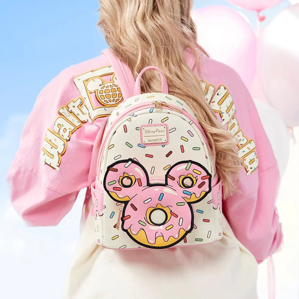 Mickey Mouse Donut Loungefly Mini Backpack – Disney Eats 2 Mickey Mouse Donut Loungefly Mini Backpack – Disney Eats - Image 2