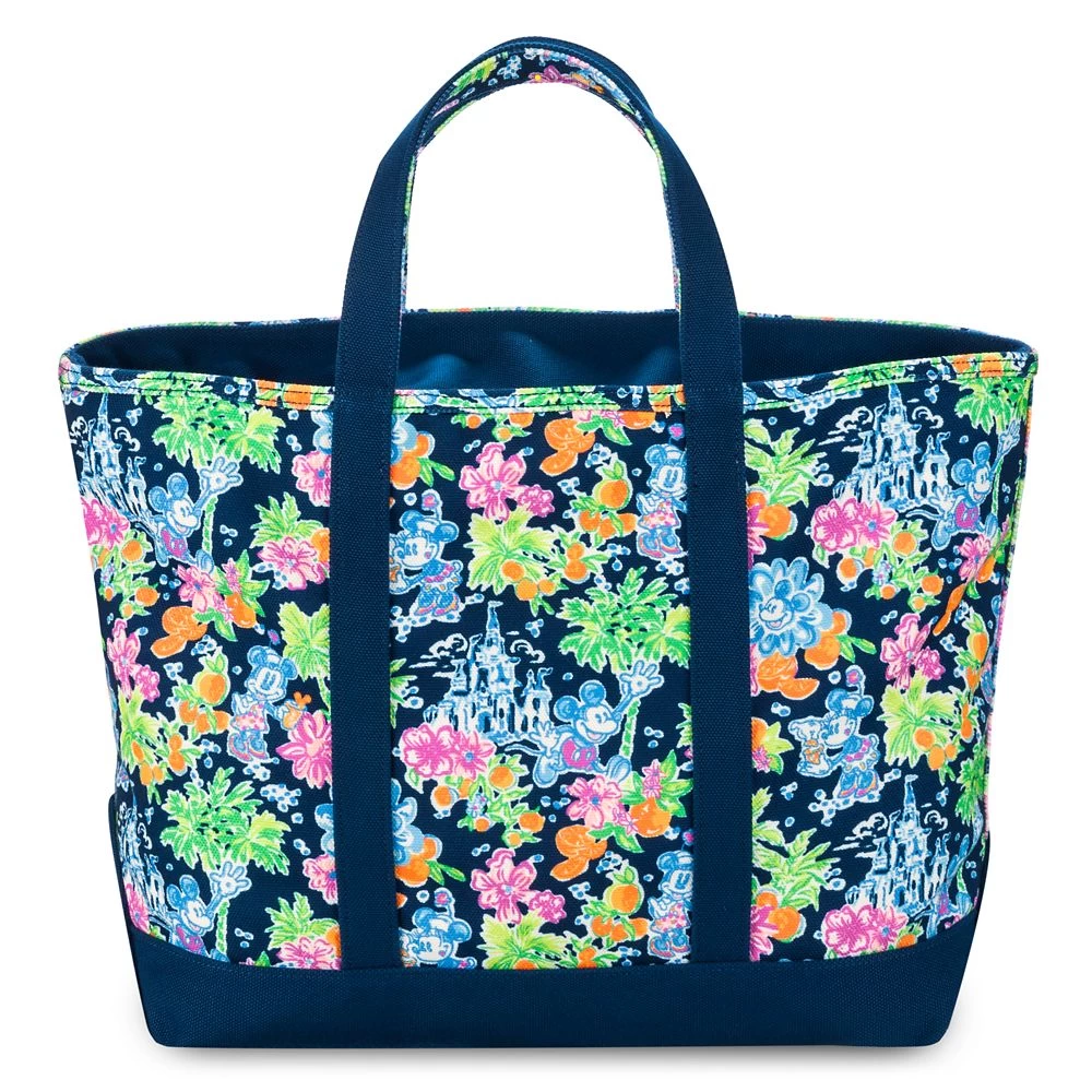 Mickey And Minnie Mouse Canvas Tote By Lilly Pulitzer – Walt Disney World 3 Mickey And Minnie Mouse Canvas Tote By Lilly Pulitzer – Walt Disney World - Image 3