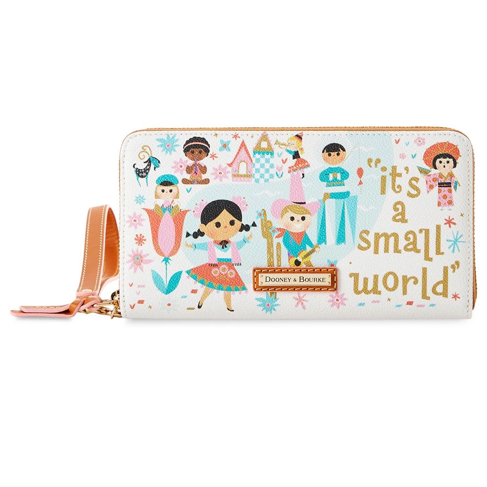 Disney It's A Small World Dooney & Bourke Wristlet Wallet 1 Disney It's A Small World Dooney & Bourke Wristlet Wallet