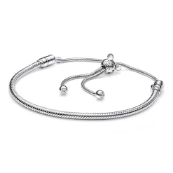 Mickey Mouse Icon Fantasyland Castle Slider Bracelet By Pandora – Silver – Disney Parks