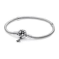 Fantasyland Castle Shooting Star Snake Chain Bracelet By Pandora – Disney Parks