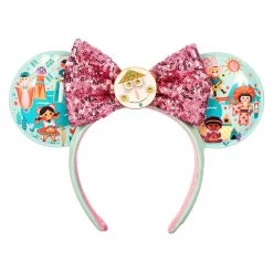 Disney It's A Small World Ear Headband With Sequined Bow For Adults