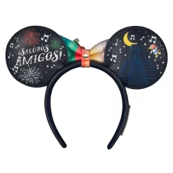 Disney The Three Caballeros Glow-in-the-Dark Loungefly Ear Headband With Removable Bow For Adults – EPCOT 11 Disney The Three Caballeros Glow-in-the-Dark Loungefly Ear Headband With Removable Bow For Adults – EPCOT -Disney 4503105710117 2