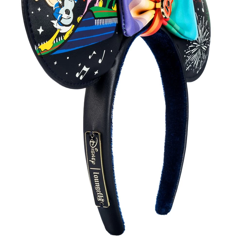 Disney The Three Caballeros Glow-in-the-Dark Loungefly Ear Headband With Removable Bow For Adults – EPCOT 8 Disney The Three Caballeros Glow-in-the-Dark Loungefly Ear Headband With Removable Bow For Adults – EPCOT - Image 8