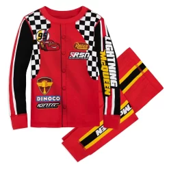 Disney Lightning McQueen Racing Suit Costume PJ PALS For Kids – Cars