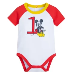 Disney Mickey Mouse 1st Birthday Bodysuit Set For Baby 9 Disney Mickey Mouse 1st Birthday Bodysuit Set For Baby -Disney 5000057340162 3