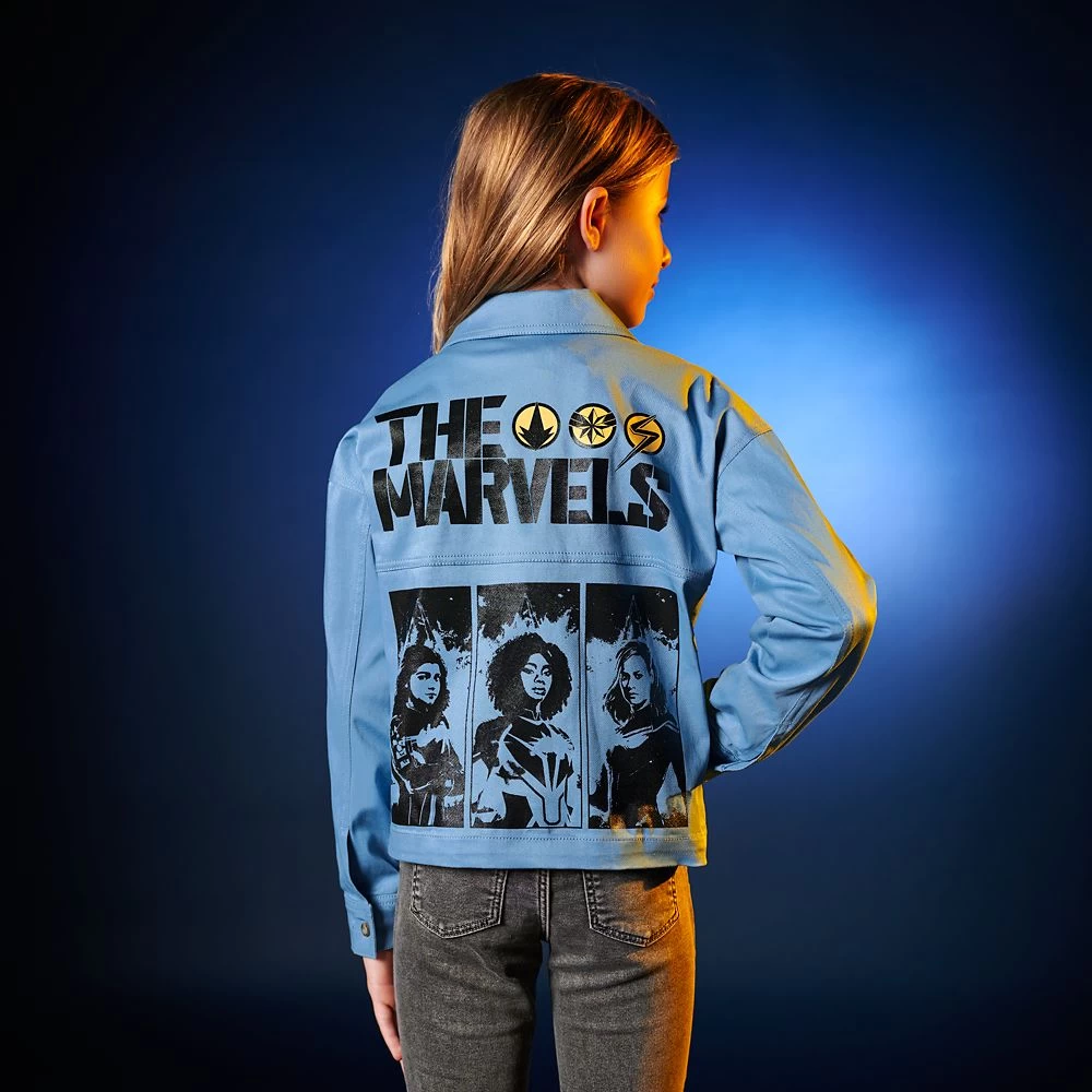 Disney The Marvels Jacket For Girls 2 Disney The Marvels Jacket For Girls - Image 2