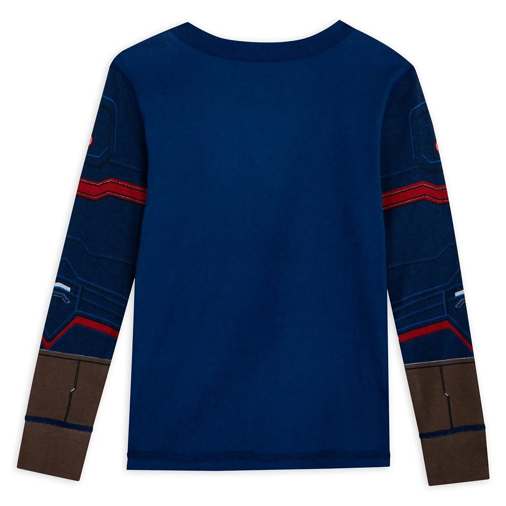 Disney Captain America Costume PJ PALS For Kids 5 Disney Captain America Costume PJ PALS For Kids - Image 5