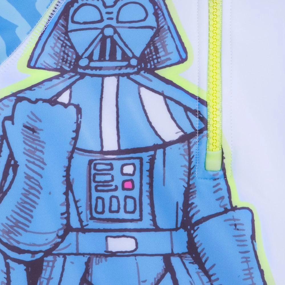 Disney Darth Vader Half-Zip Rash Guard For Kids – Star Wars 3 Disney Darth Vader Half-Zip Rash Guard For Kids – Star Wars - Image 3