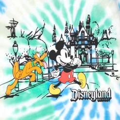 Mickey Mouse And Pluto Tie-Dye T-Shirt For Kids – Disneyland -Disney 5007048020351 2