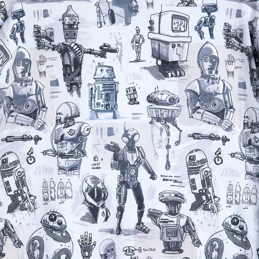 Disney Star Wars Droids Performance Pullover Hoodie For Adults By RSVLTS 4 Disney Star Wars Droids Performance Pullover Hoodie For Adults By RSVLTS - Image 4