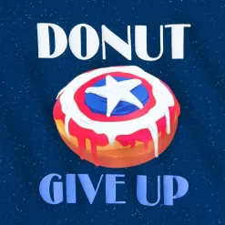 Disney Captain America Donut T-Shirt For Adults -Disney 5205048020246 2