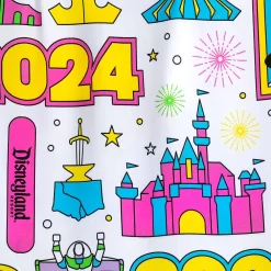 Mickey And Minnie Mouse Woven Shirt For Adults – Disneyland 2024 -Disney 5205057810034 3