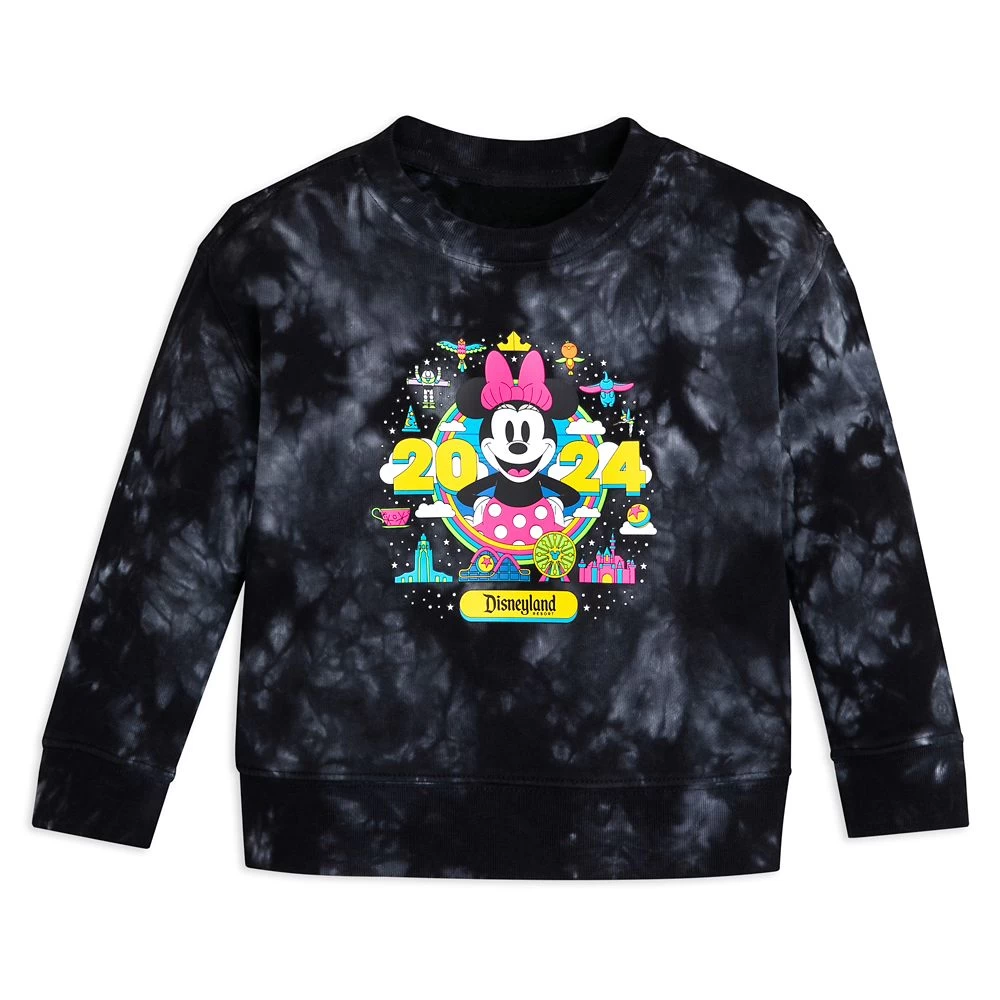 Disneyland 2024 Tie-Dye Pullover Sweatshirt For Kids 1 Disneyland 2024 Tie-Dye Pullover Sweatshirt For Kids