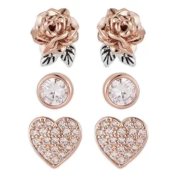 Disney Beauty And The Beast Earring Set