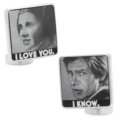 Disney Princess Leia And Han Solo Cufflinks